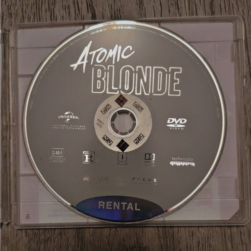 Atomic Blonde DVD